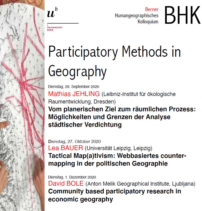 Flyer BHK Digital Geographies HS20