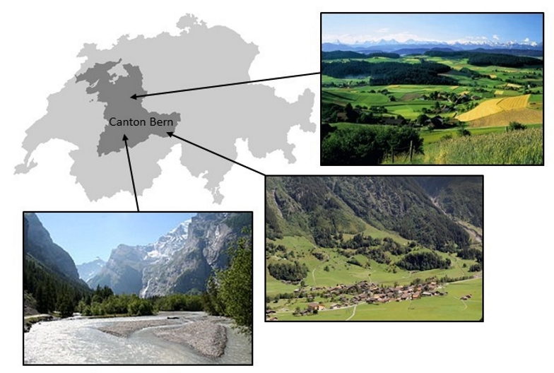 Study sites of the risk & resilience cluster