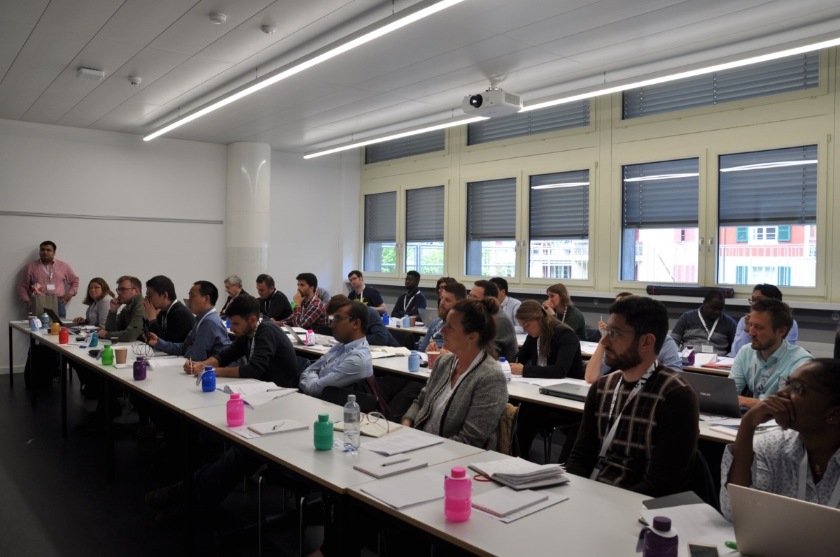 The workshop audience.