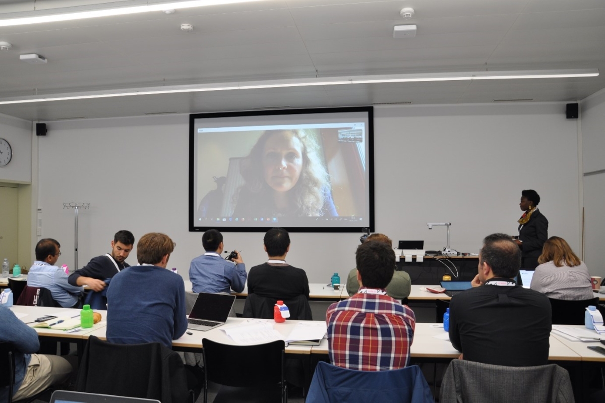 Prof Tatiana Filatova during her virtual keynote speech.