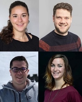 Portraitfotos von Andrea, Christa, Yannick und Tobias