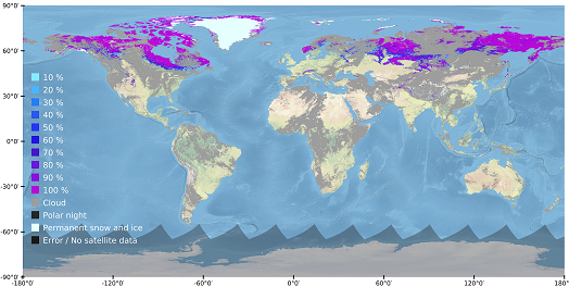 CCI Snow cover global