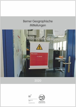 Titelseite «Berner Geographische Mitteilungen 2020»