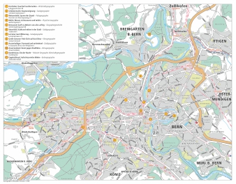 Karte – Berner Orte der Geographie