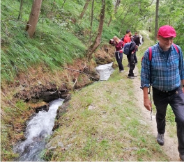 Unterwegs den Suonen entlang zwischen Eggerberg und Ausserberg